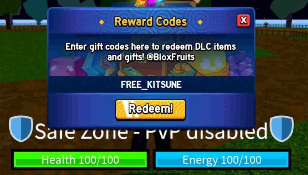 Redeem Blox Fruits Codes