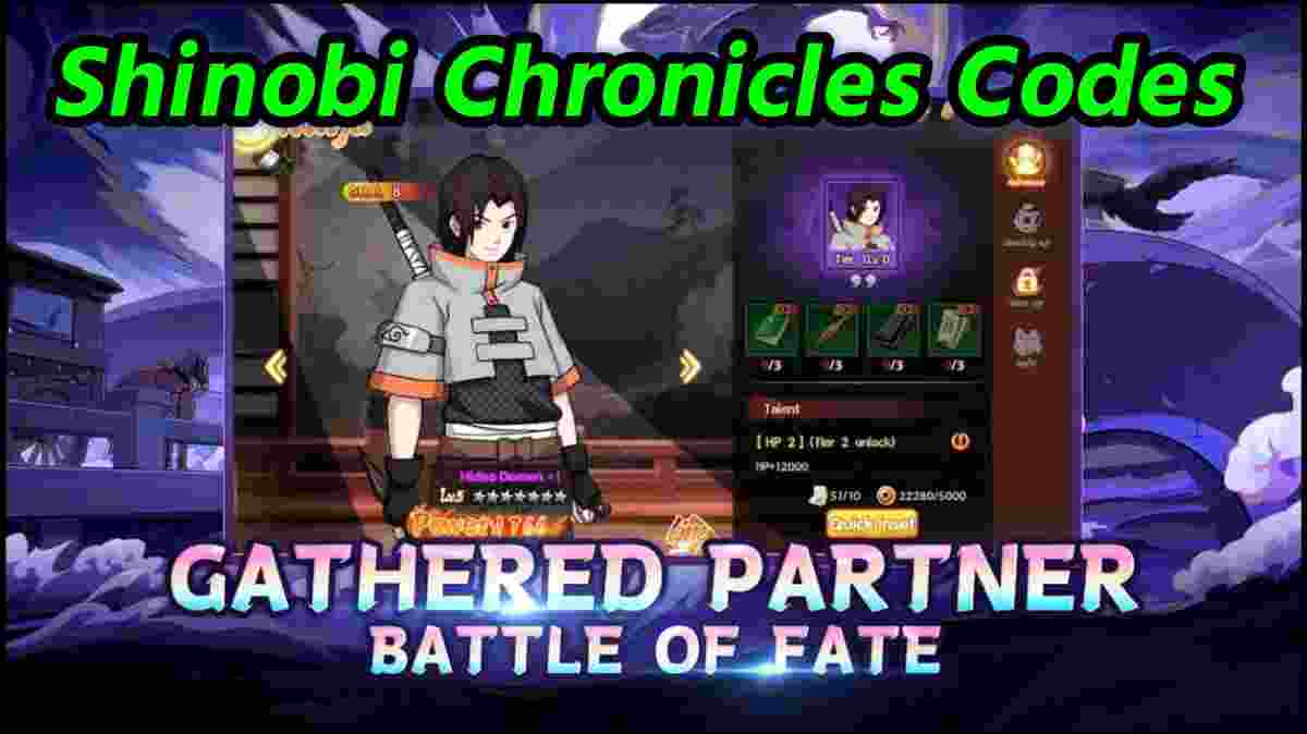 Shinobi Chronicles Codes
