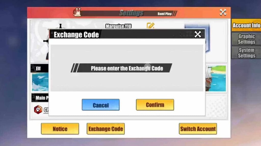 Treasure of the Black Ocean Codes Redeem